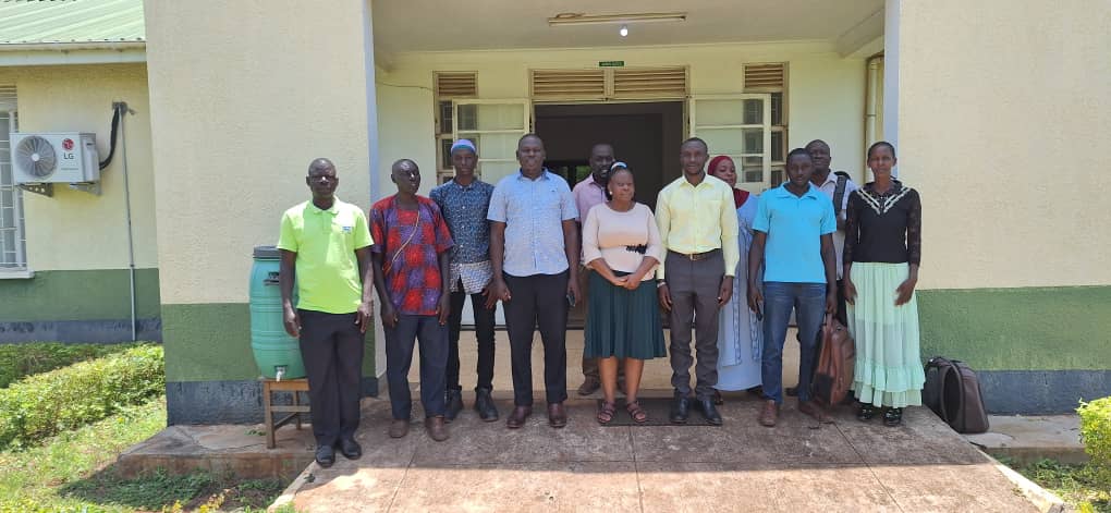 KPCCS team and NARO officials in a group photo at bulindi Zard (Zonal Agricultural Research Development) KPCCS team and NARO officials in a group photo at bulindi Zard (Zonal Agricultural Research Development)
