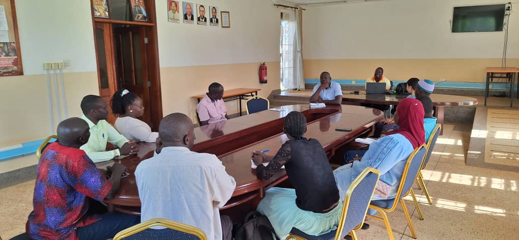 KPCCS team in a consultative meeting with NARO Officials at Bulindi Zard Boardroom. KPCCS team in a consultative meeting with NARO Officials at Bulindi Zard Boardroom.